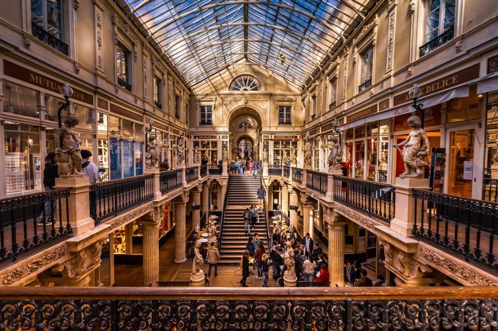 Le passage Pommeraye à Nantes pour faire du shopping