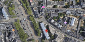 Map hotel